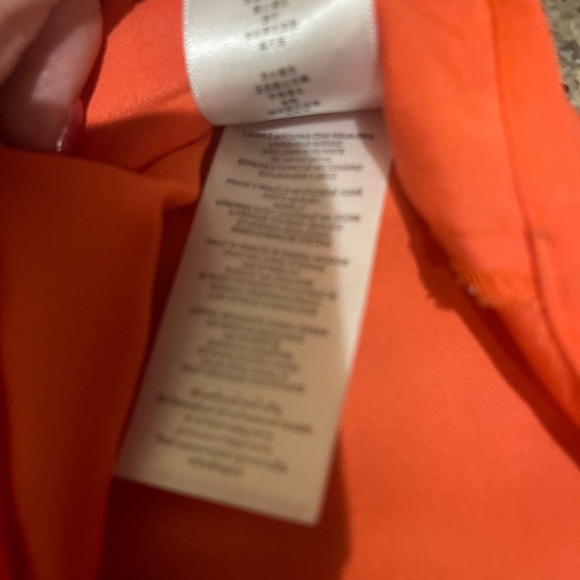 Michael Kors blouse with gold zipper and detail size LG - Picture 5 of 16